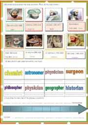 English Worksheet: Arab scientists