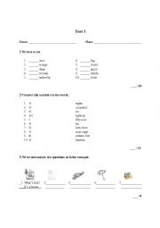 Evaluation sheet