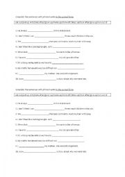 English Worksheet: Phrasal verbs test