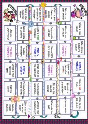 English Worksheet: Personal info - boardgame - Elementary, fully editable