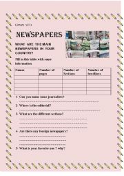 newspapers