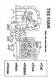 English Worksheet: THE FARM