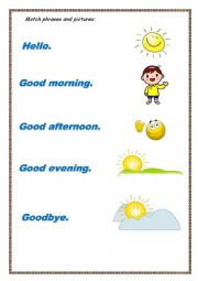 English Worksheet: Greetings part 2