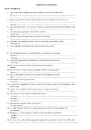 English Worksheet: Worksheet on Causatives