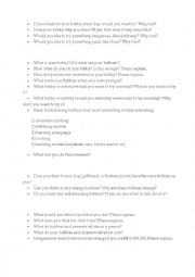 English Worksheet: Hobbies