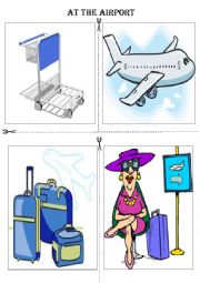 English Worksheet: AT THE AIRPORT