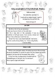 English Worksheet: Despicable me!