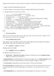 English Worksheet: Gerund vs. Infinitive