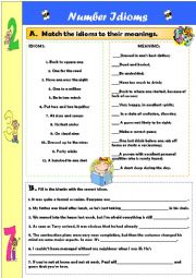 Number Idioms