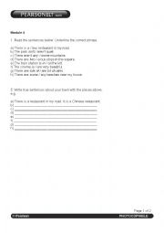English Worksheet: There is_are