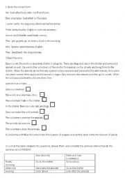 English Worksheet: Present Simple