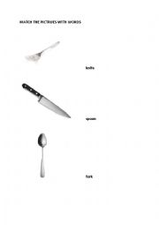 Cutlery- exrecise