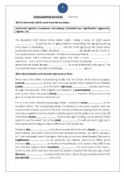 English Worksheet: consoldation tasks for 3rd forms