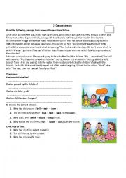 English Worksheet: joha and the children