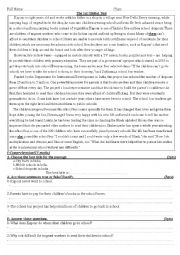 English Worksheet: Global test about mobile schools in India