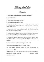 English Worksheet: Series. Pretty little liars. Episode 1