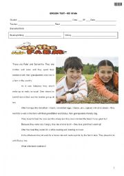 English Worksheet: Worksheet-Grade 6