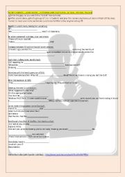 English Worksheet: James Bond - SKYFALL - Work on the movie trailer + KEY