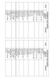 English Worksheet: obligation and ability revision