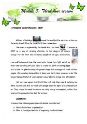 English Worksheet: saving energy