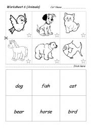 Animals worksheet