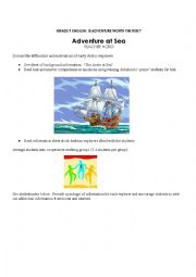 English Worksheet: Arabian sea explorer
