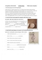 English Worksheet: Table manners ( etiquettes )