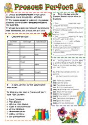 English Worksheet: Present Perfect