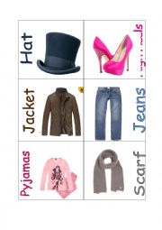 English Worksheet: clothes