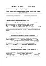 English Worksheet: save our planet