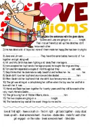 Idioms Series-Love Idioms Exercise