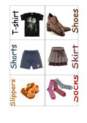 English Worksheet: clothes