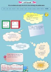 English Worksheet: do - it yourself - proverbs and quotes