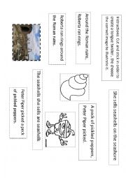 English Worksheet: Tongue twisters