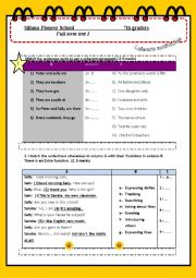 English Worksheet: full test 1