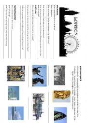 English Worksheet: london trip questionnaire