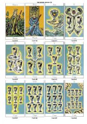 English Worksheet: Reading Tarot Cards PART 5 of 6
