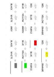 English Worksheet: Mixing colours