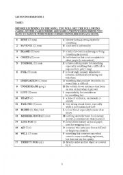 English Worksheet: Listening Song 1