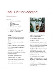 English Worksheet: Greek Myths: A Medusa Readers Theatre Script