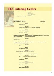 English Worksheet: Notting Hill ch.2
