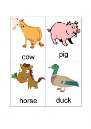 English Worksheet: animal farm