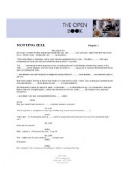 English Worksheet: Notting Hill ch.1 new attempt