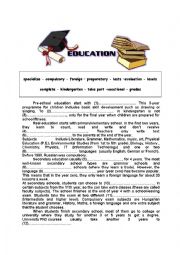 Education (Topic Elaboration for Pre-Intermediate Students)