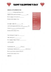 English Worksheet: Saint Valentines day