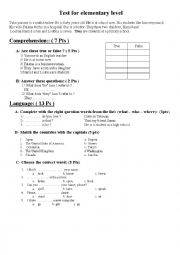 Elementry Level