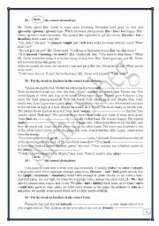 English Worksheet: Remedial Tasks (part 4)