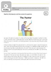 English Worksheet: Reading Quiz