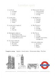London quiz