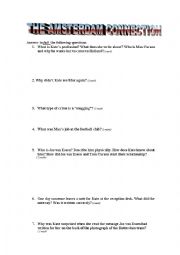 English Worksheet: The Amsterdam Connection